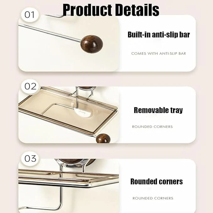 Suction Cup Wall-Mount Toilet Paper Holder - Image 5