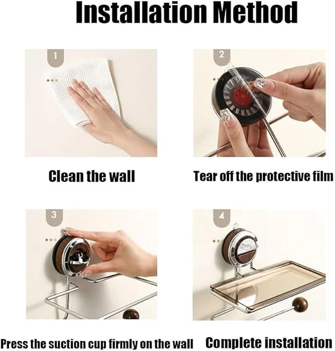 Suction Cup Wall-Mount Toilet Paper Holder - Image 6