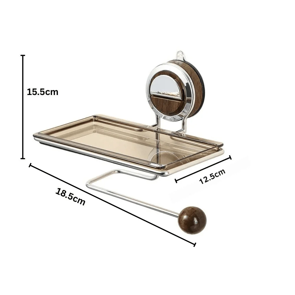 Suction Cup Wall-Mount Toilet Paper Holder - Image 7