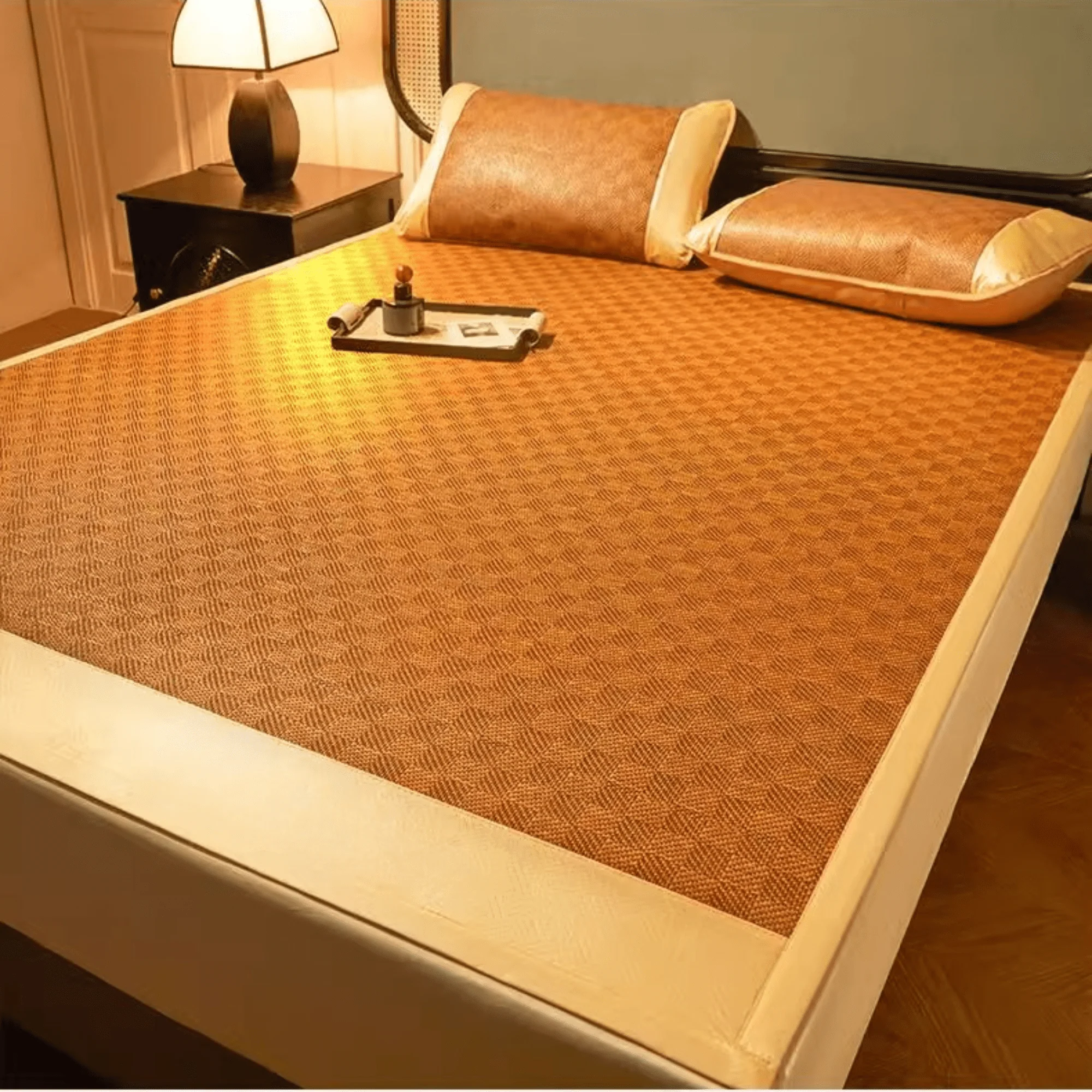 Summer Cool Rattan Sleeping Mat - Image 2