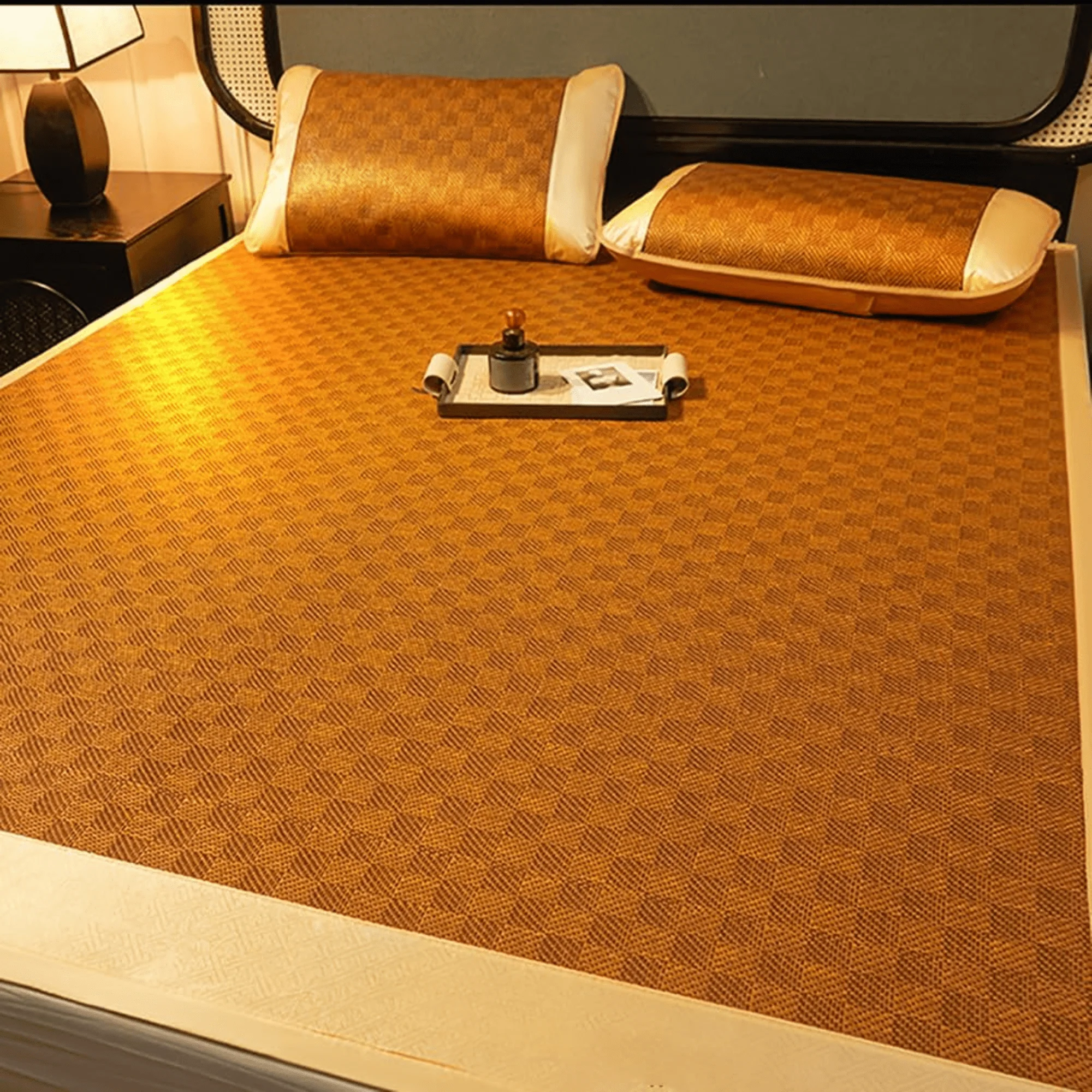 Summer Cool Rattan Sleeping Mat - Image 4