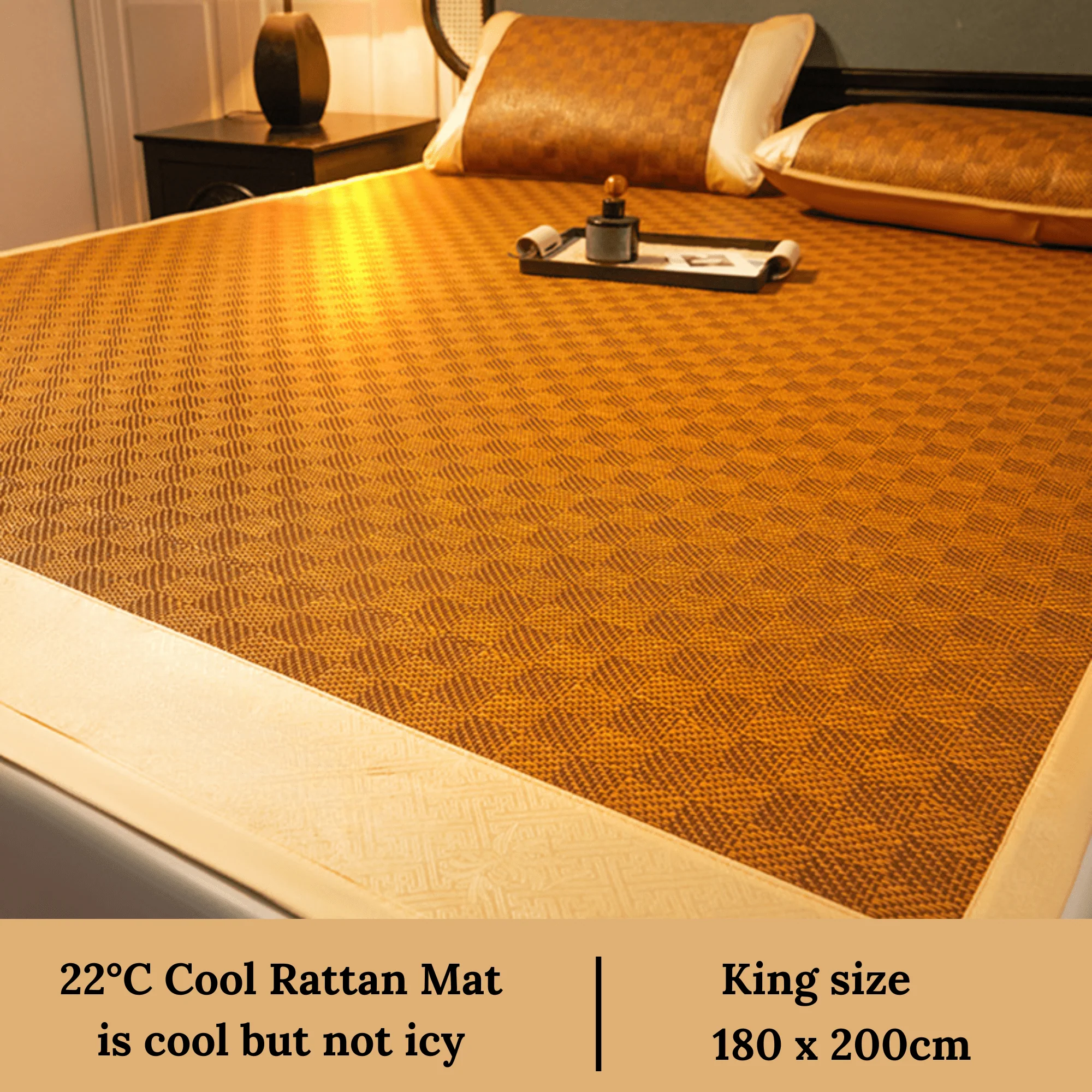 Summer Cool Rattan Sleeping Mat - Image 7