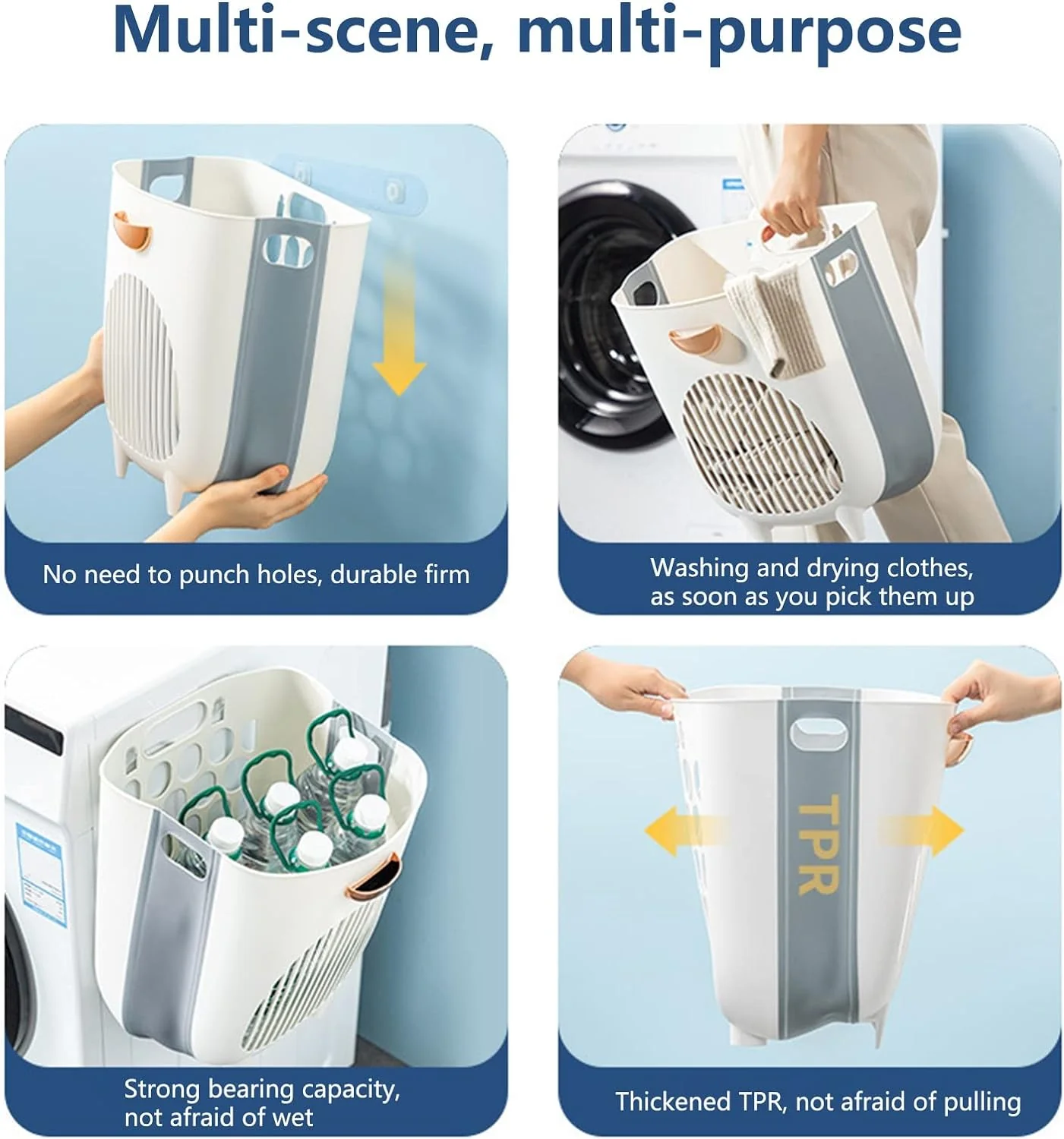 Telescopic Design Laundry Basket - Image 5