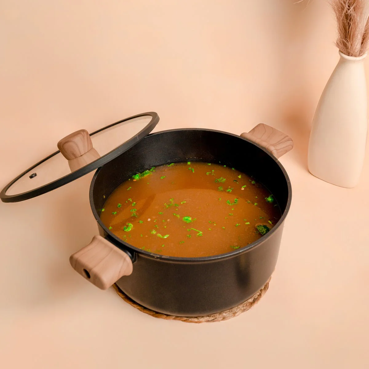 Titanium Non-Stick Soup Pot with Lid (24cm) - Image 3