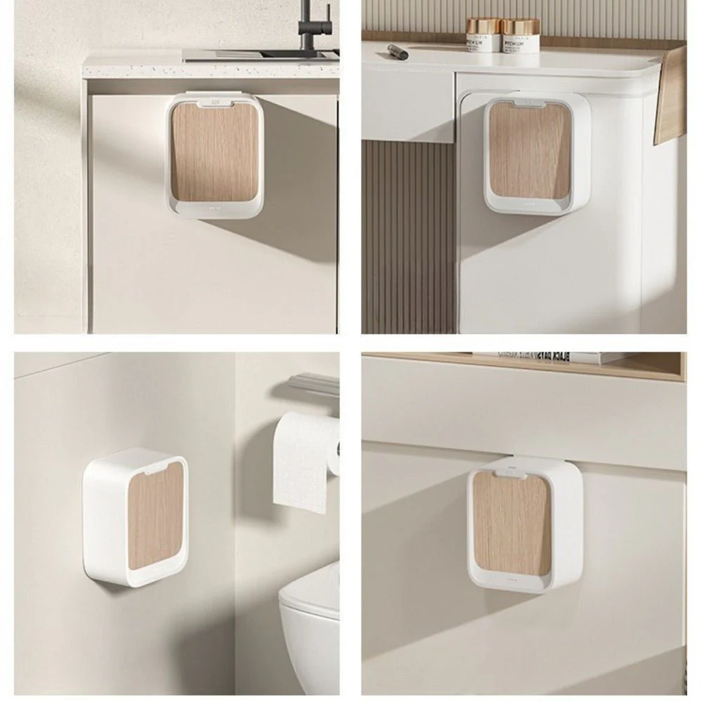 Touch-Free Wall-Mounted Trash Bin with Smart Sensor Lid (7L) - Image 3