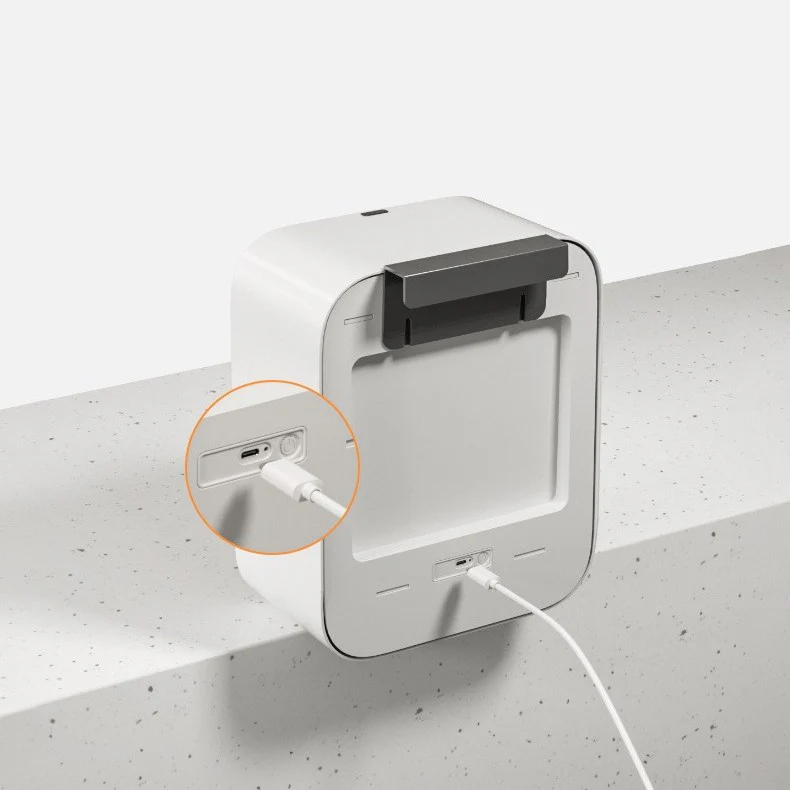 Touch-Free Wall-Mounted Trash Bin with Smart Sensor Lid (7L) - Image 5