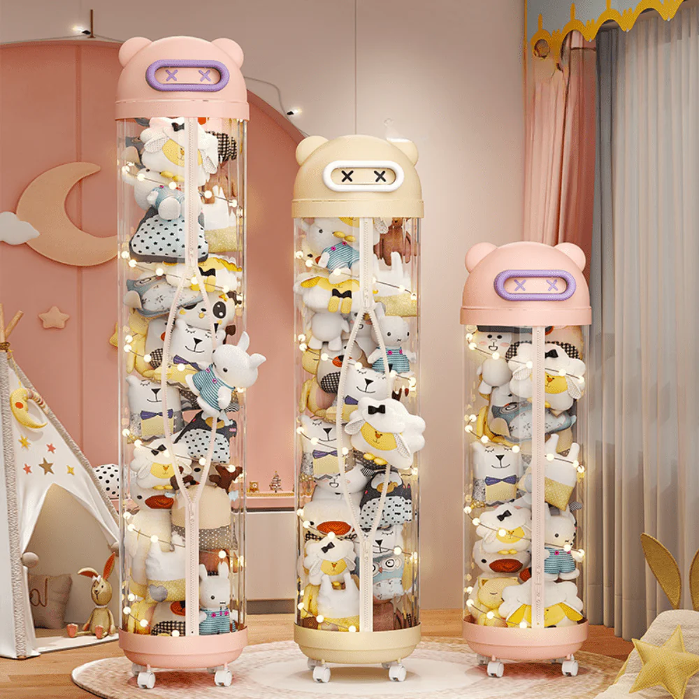 Transparent Doll Storage Bucket - Image 3