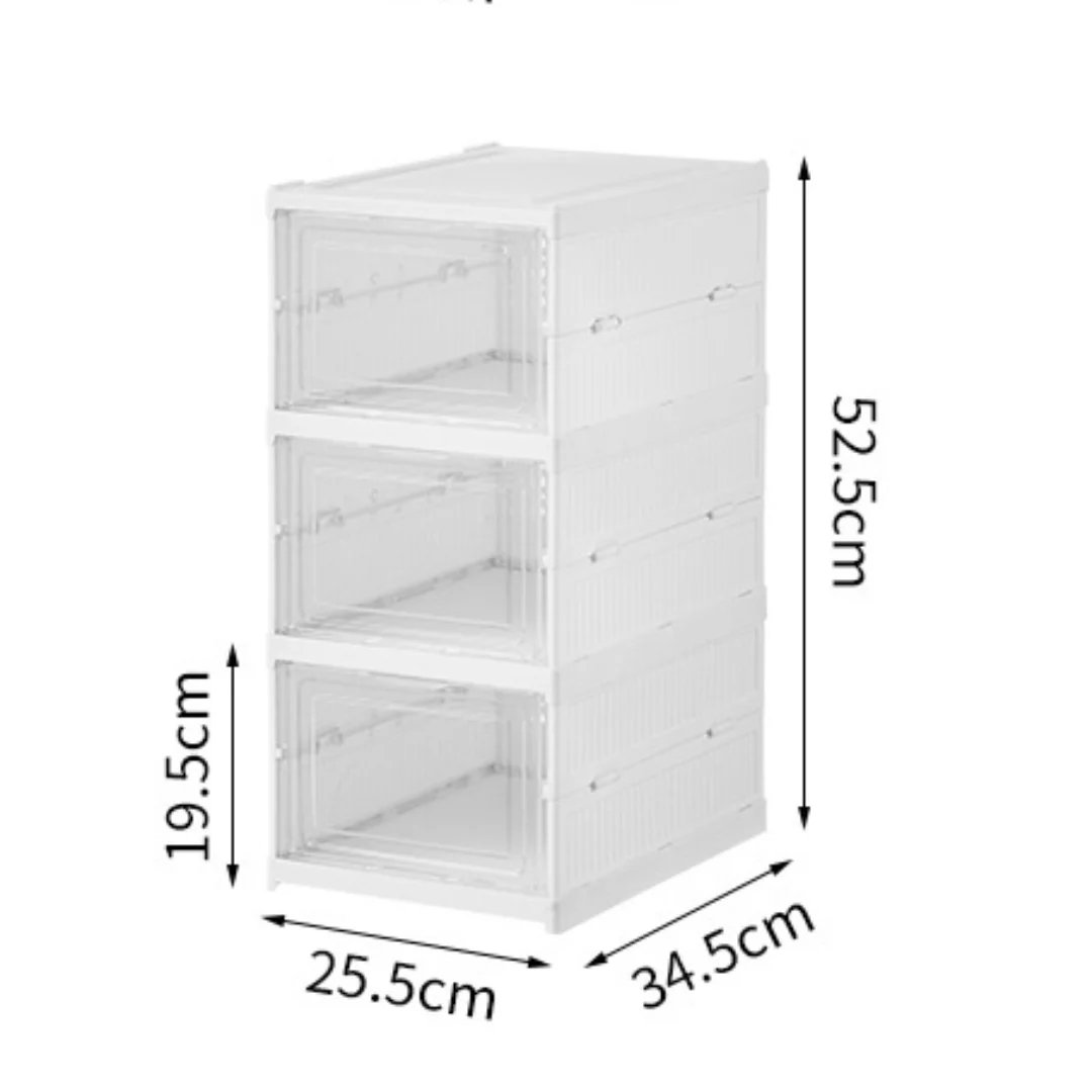Transparent Stackable Multi-Layer Shoe Cabinet - Image 11