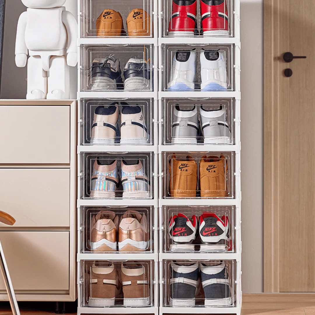 Transparent Stackable Multi-Layer Shoe Cabinet - Image 4