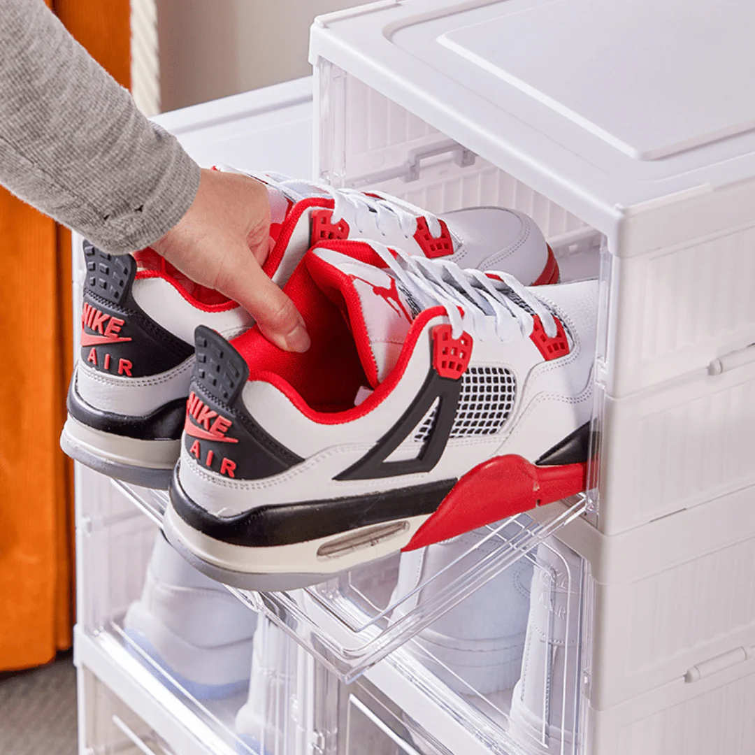Transparent Stackable Multi-Layer Shoe Cabinet - Image 6