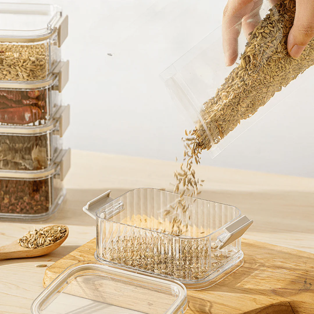 Transparent Stacking Food Storage Containers - Image 2
