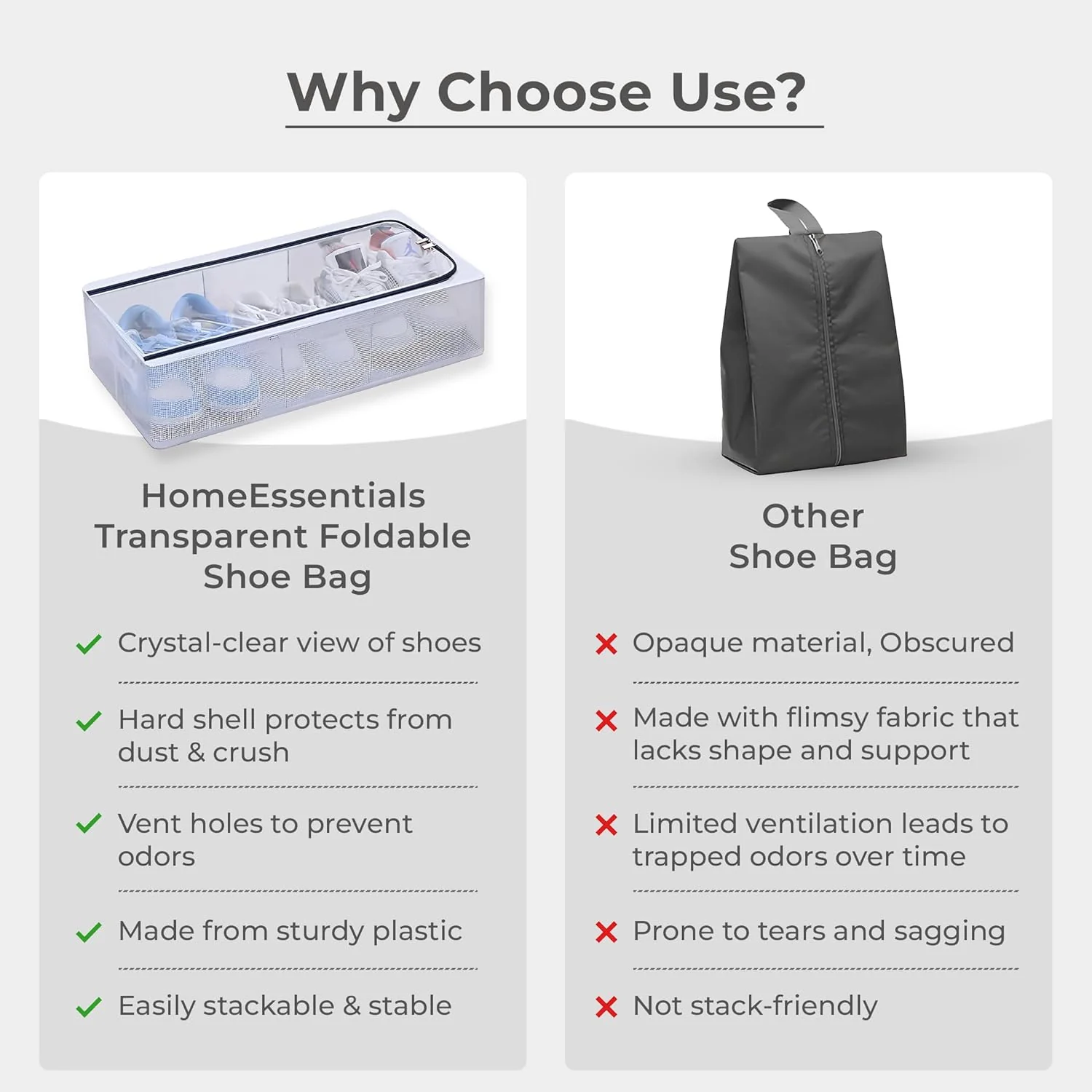 Transparent Under-Bed Shoe Storage Bag - Image 5