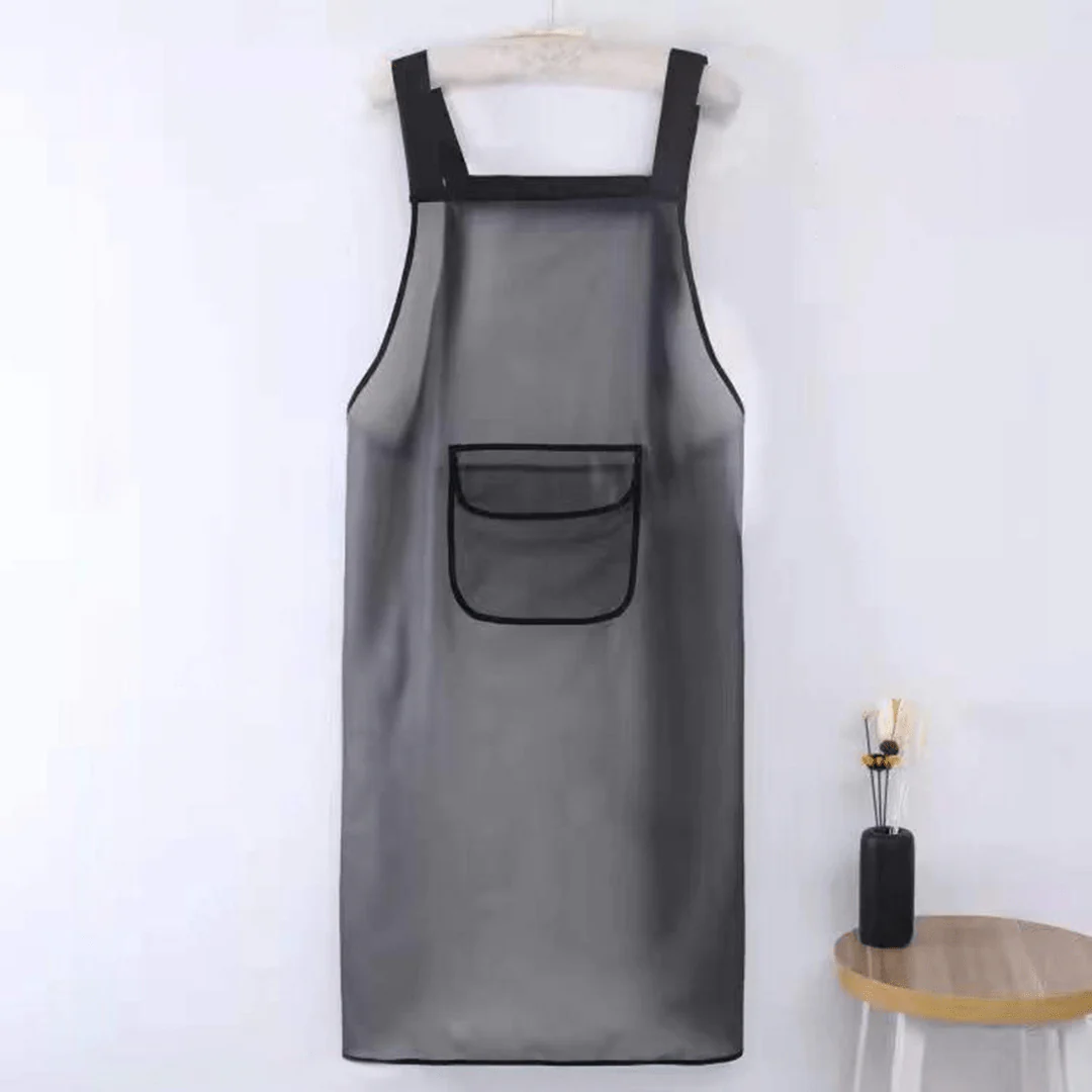 Transparent Waterproof Kitchen Apron - Image 3