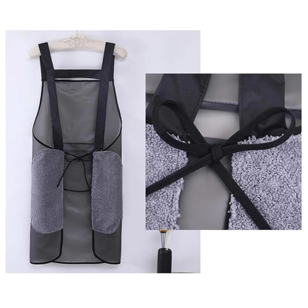 Transparent Waterproof Kitchen Apron - Image 5