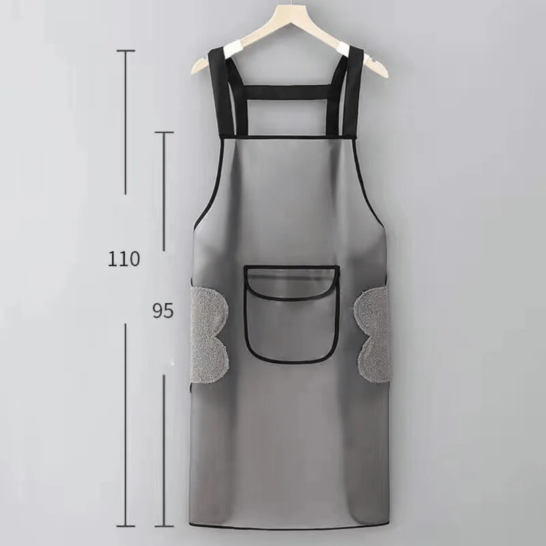 Transparent Waterproof Kitchen Apron - Image 9