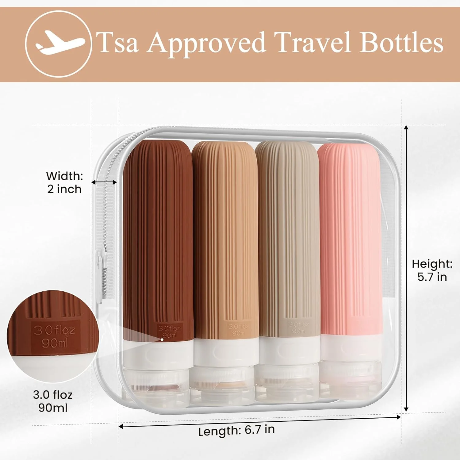 Silicone Travel Bottle - Image 7