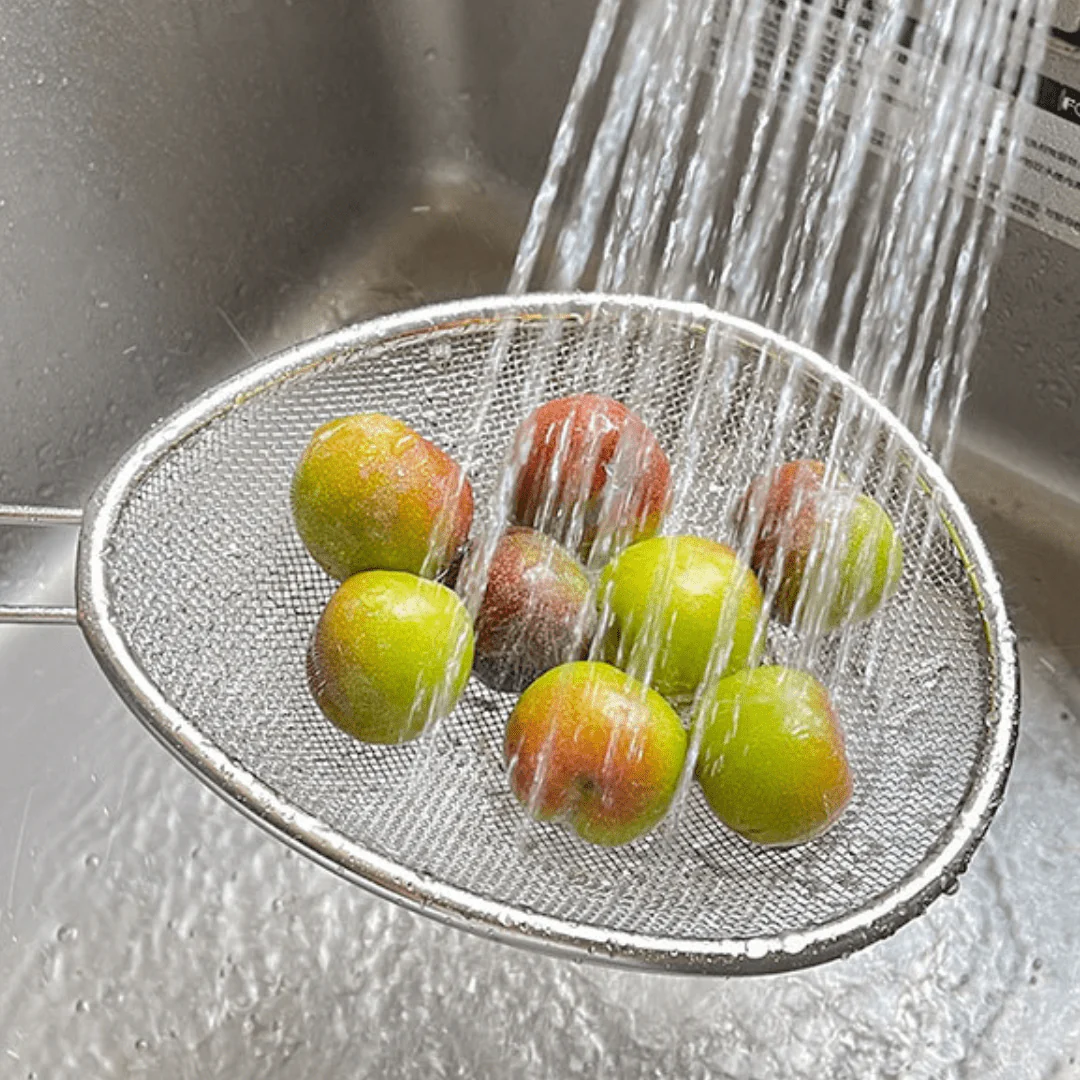 Stainless Steel Fine Mesh Strainer with Handle - Image 5