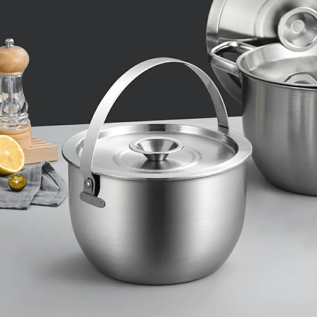 Ultra-Steel Oil Strainer Pot With Handle - Image 4