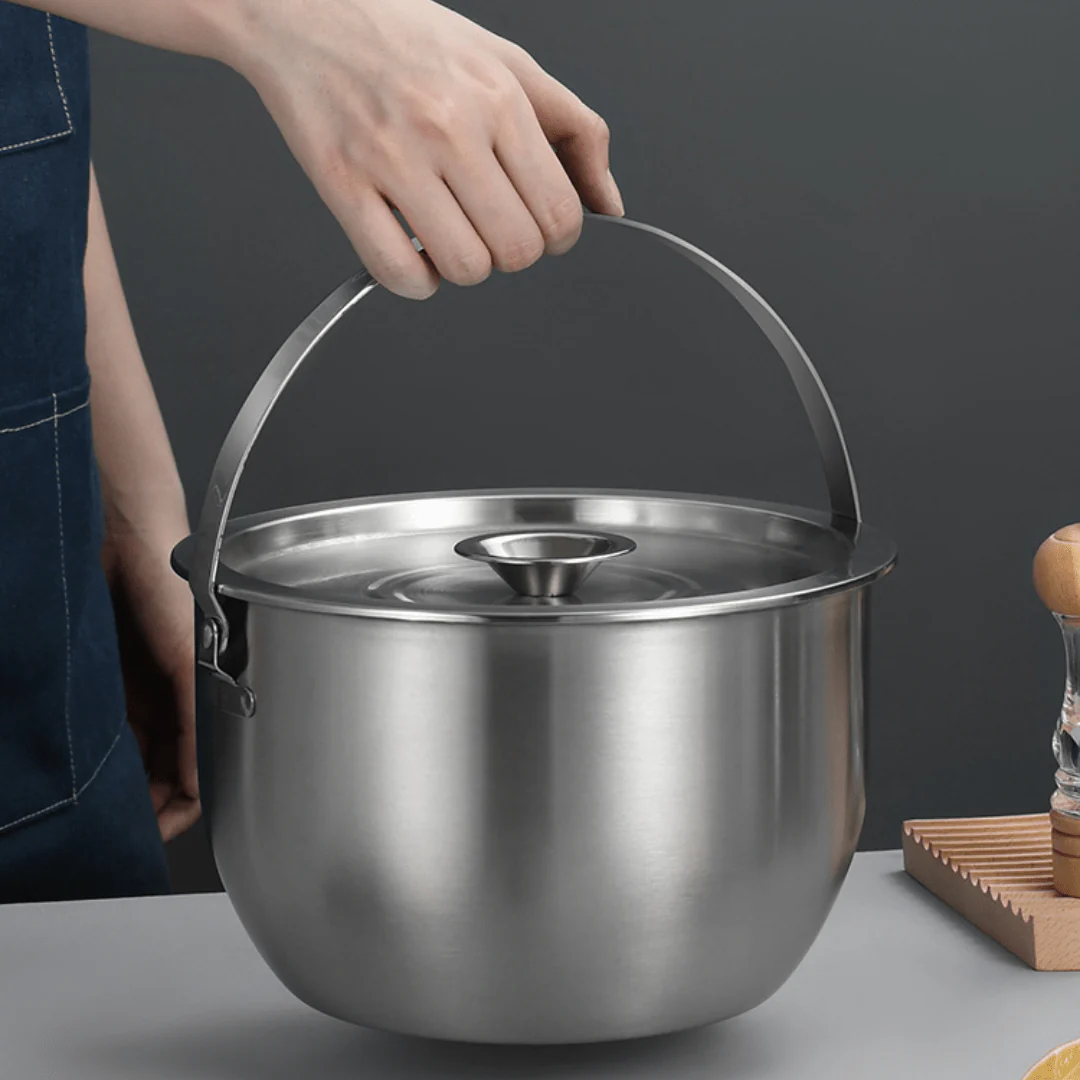 Ultra-Steel Oil Strainer Pot With Handle - Image 6