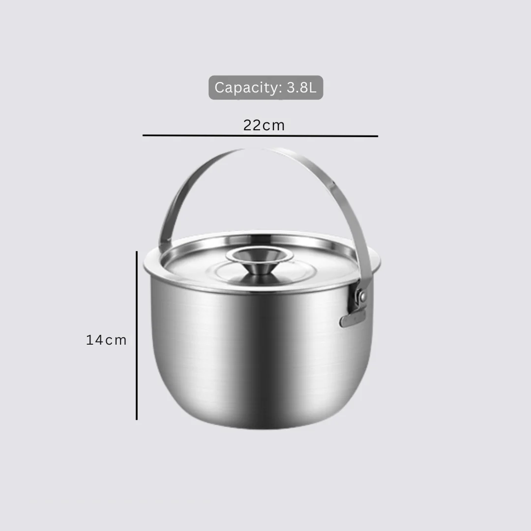 Ultra-Steel Oil Strainer Pot With Handle - Image 7