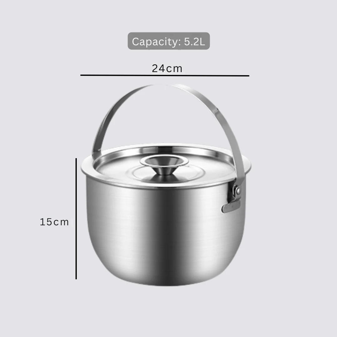 Ultra-Steel Oil Strainer Pot With Handle - Image 8