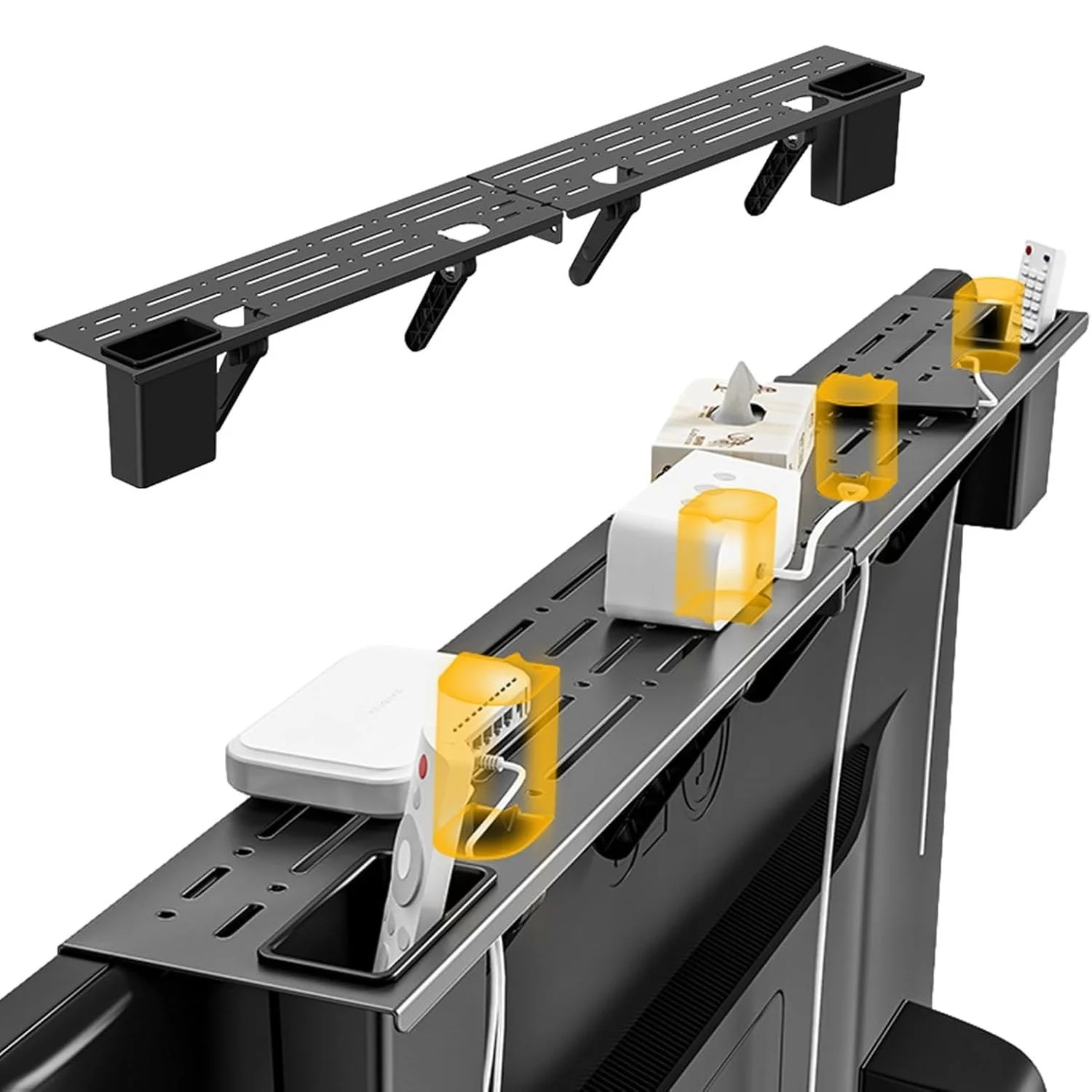 Universal Desktop & TV Screen Top Organizer Shelf - Image 8