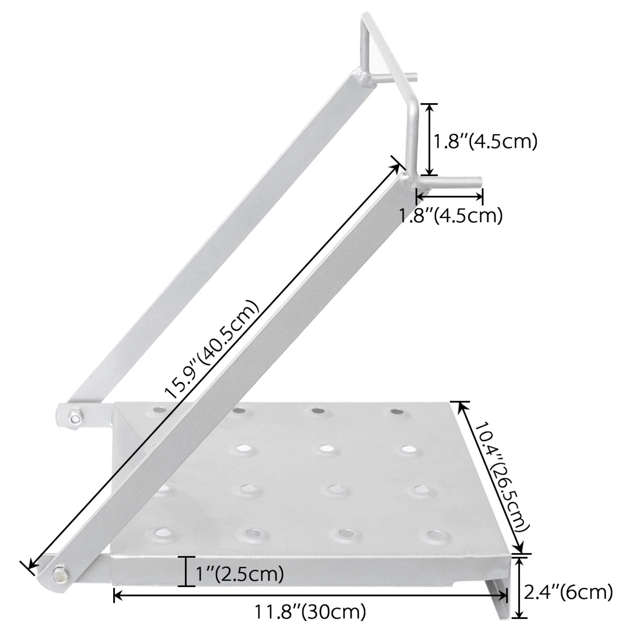 Universal Fit Aluminum Ladder Extension Platform - Image 6