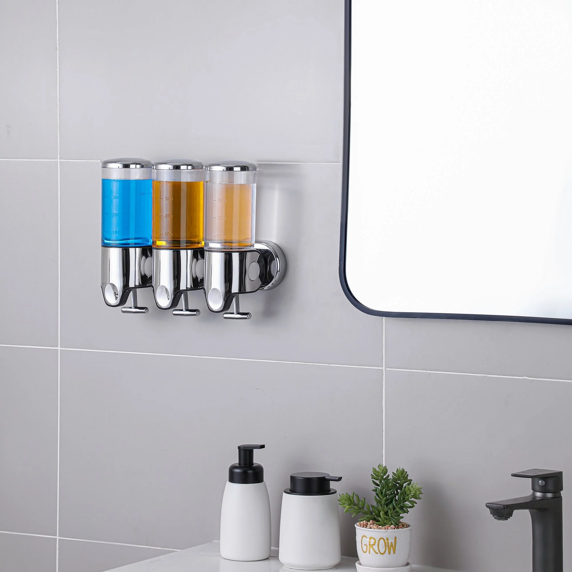 Wall-Mounted Soap Dispenser Set - Image 4