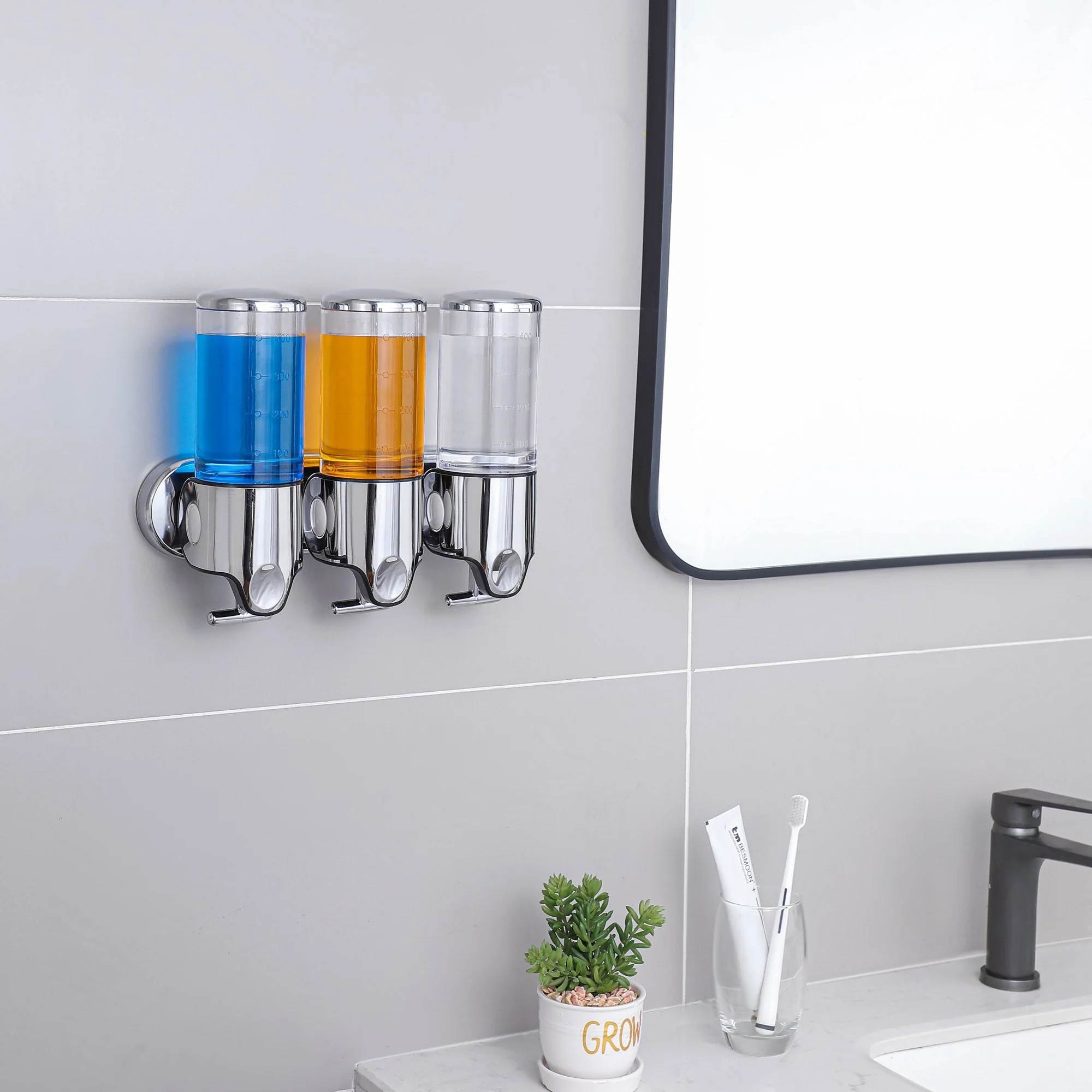 Wall-Mounted Soap Dispenser Set - Image 5