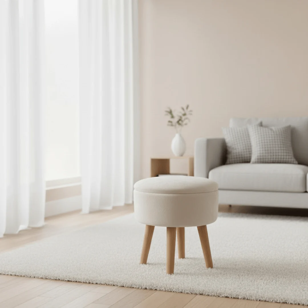 Urban Living Space-Saving Multi-Purpose Modern Stool - Image 5
