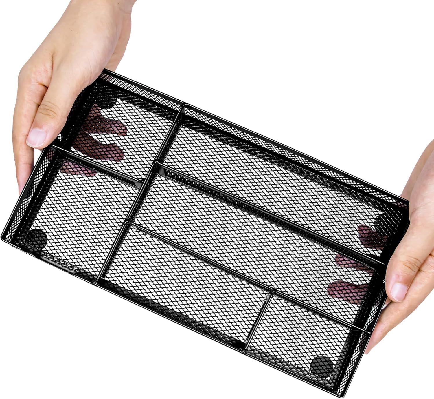 Versatile 6-Compartment Desk Drawer Organizer - Image 8