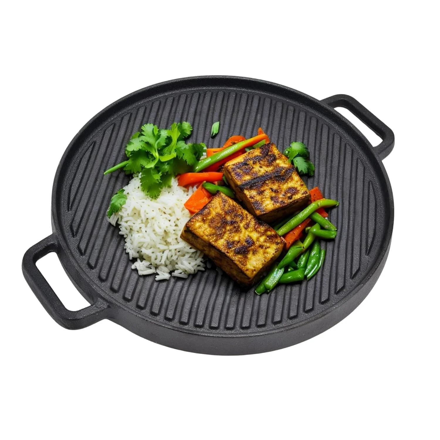 Versatile Grill Cast Iron Non-Stick Grill Pan - Image 3