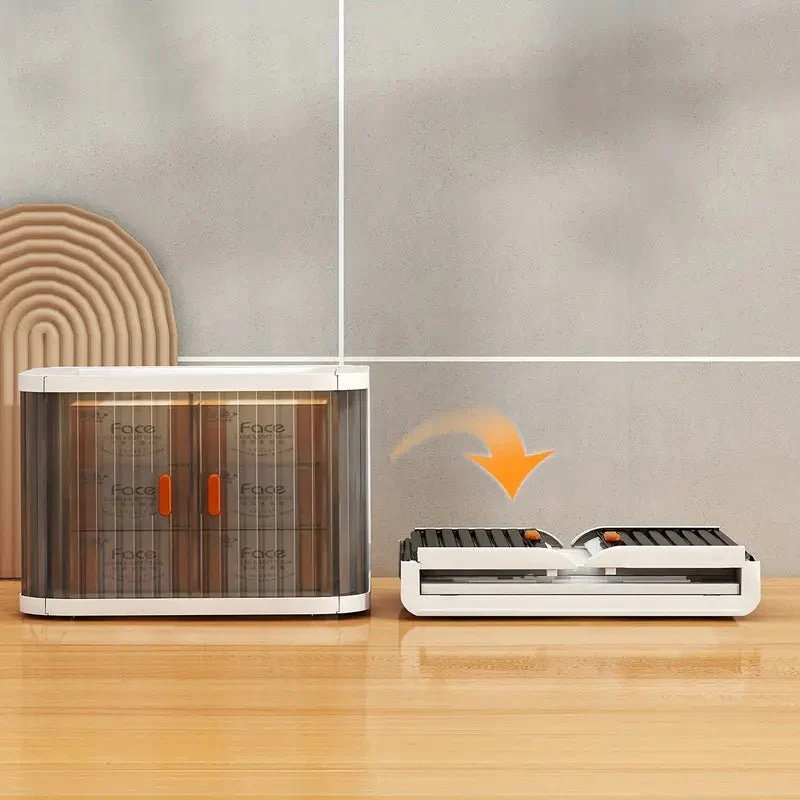 Versatile Transparent Folding Storage Shelf - Image 3
