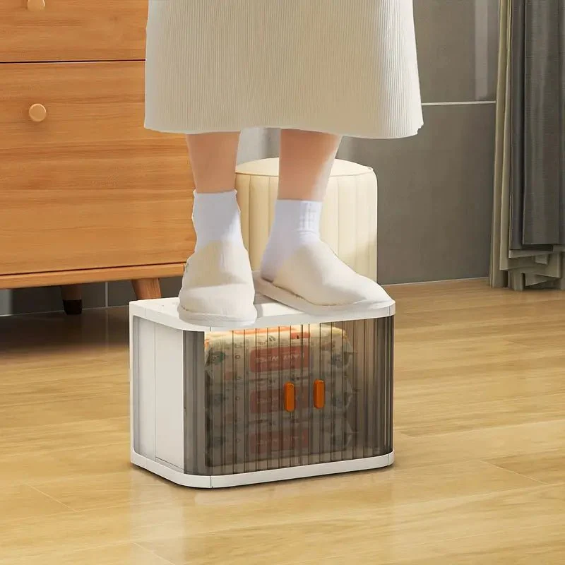 Versatile Transparent Folding Storage Shelf - Image 4