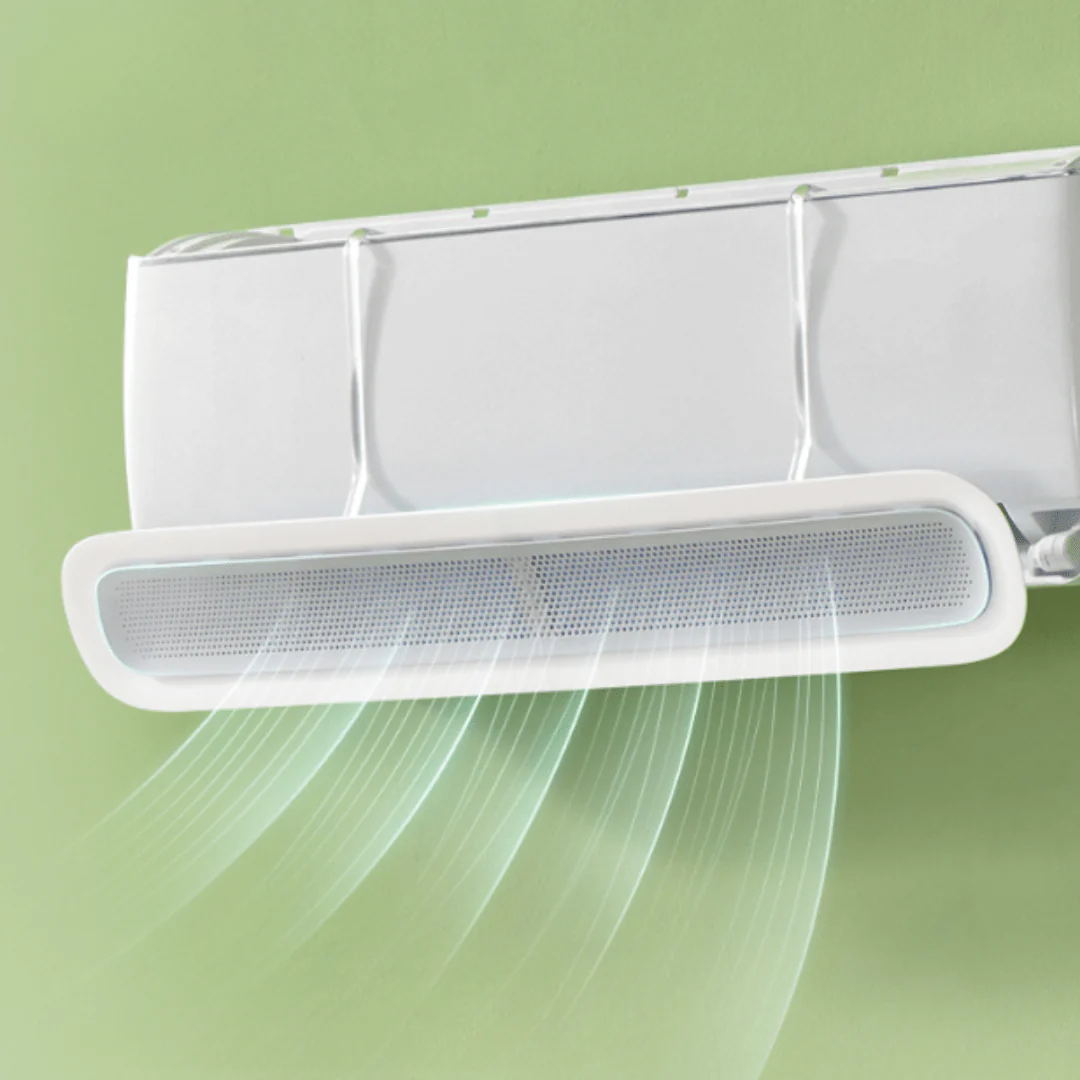 Wall-Mounted Air Conditioner Wind Deflector With Adjustable Wings - Image 2