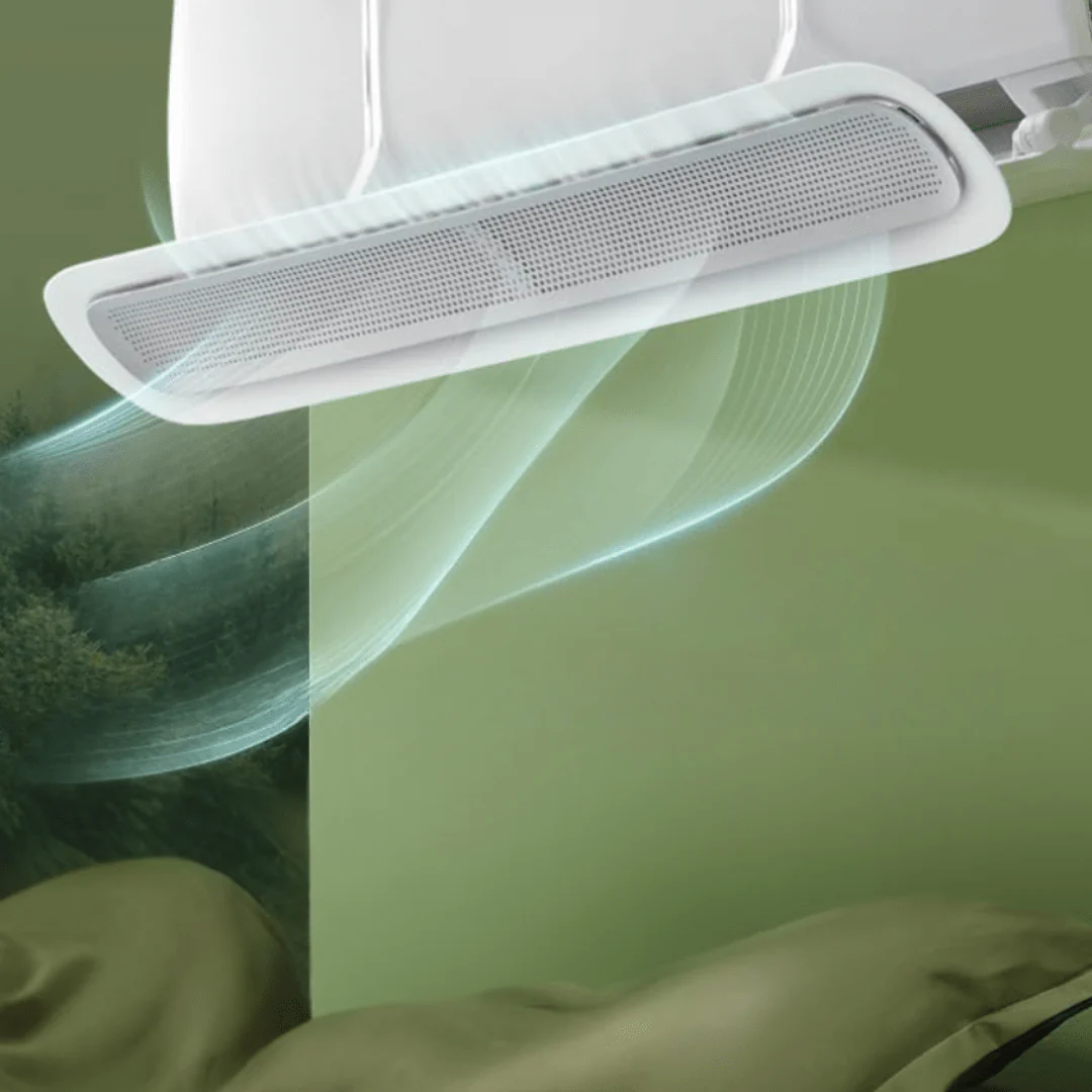 Wall-Mounted Air Conditioner Wind Deflector With Adjustable Wings - Image 4