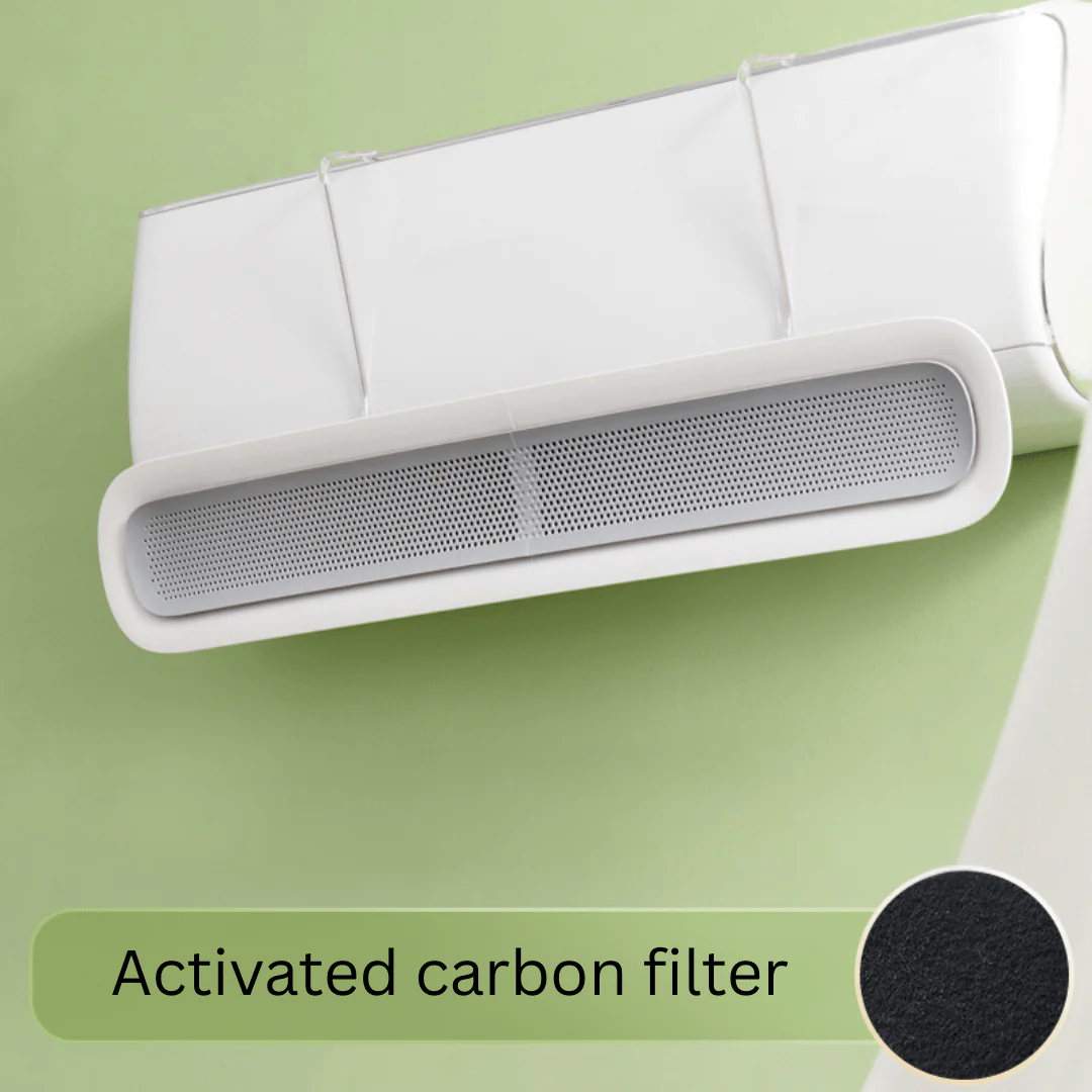 Wall-Mounted Air Conditioner Wind Deflector With Adjustable Wings - Image 5