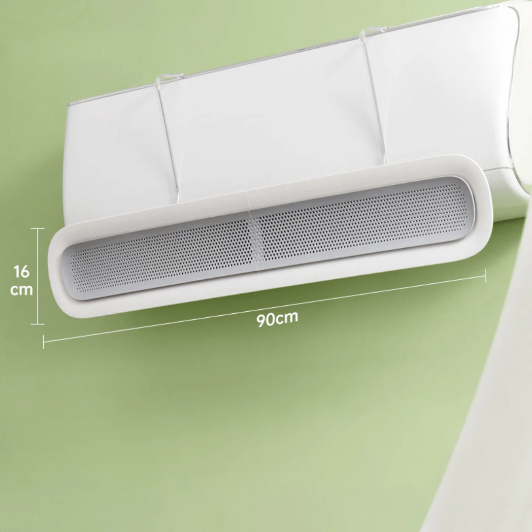 Wall-Mounted Air Conditioner Wind Deflector With Adjustable Wings - Image 7