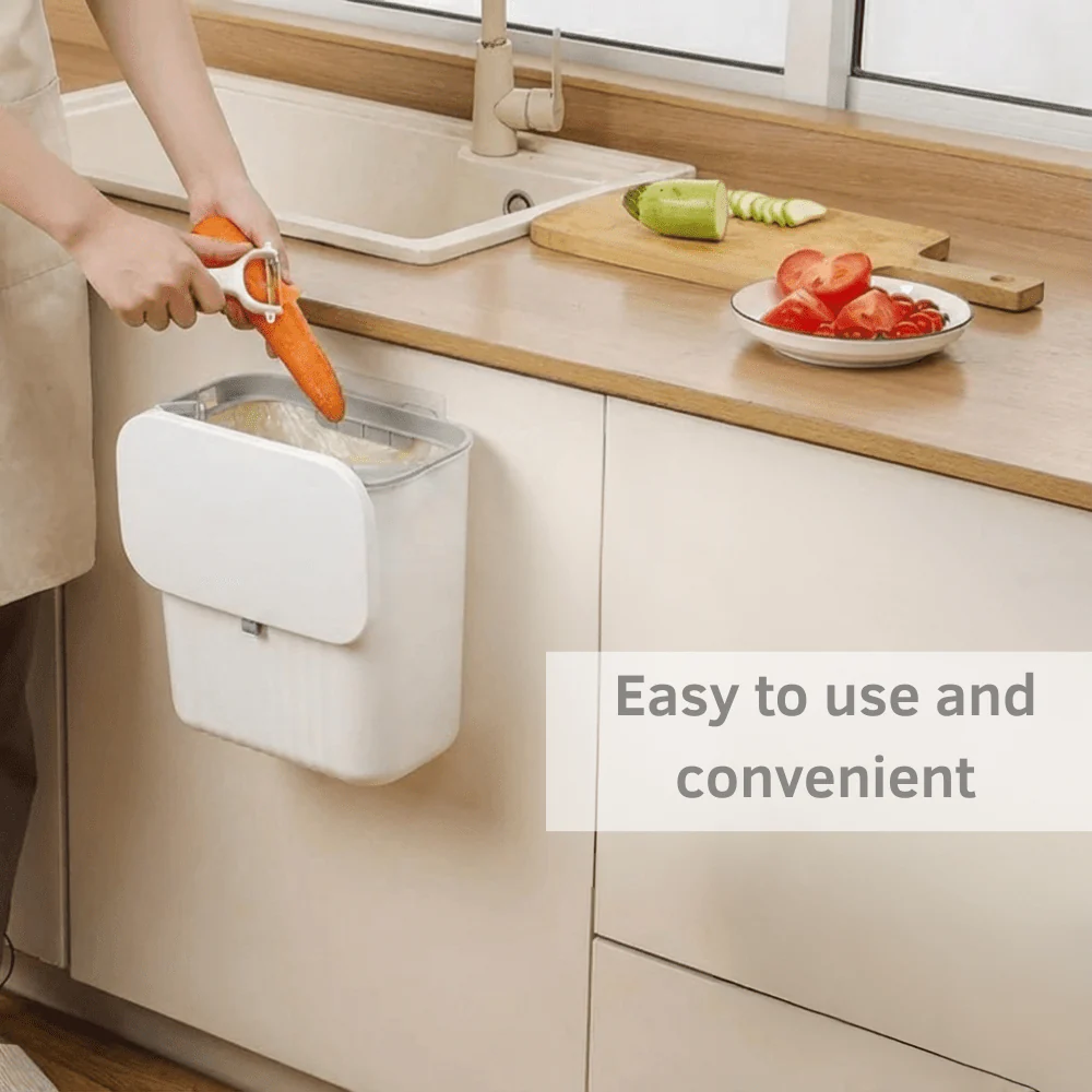 Wall-Mounted Hanging Slide Cover Bin - Image 5