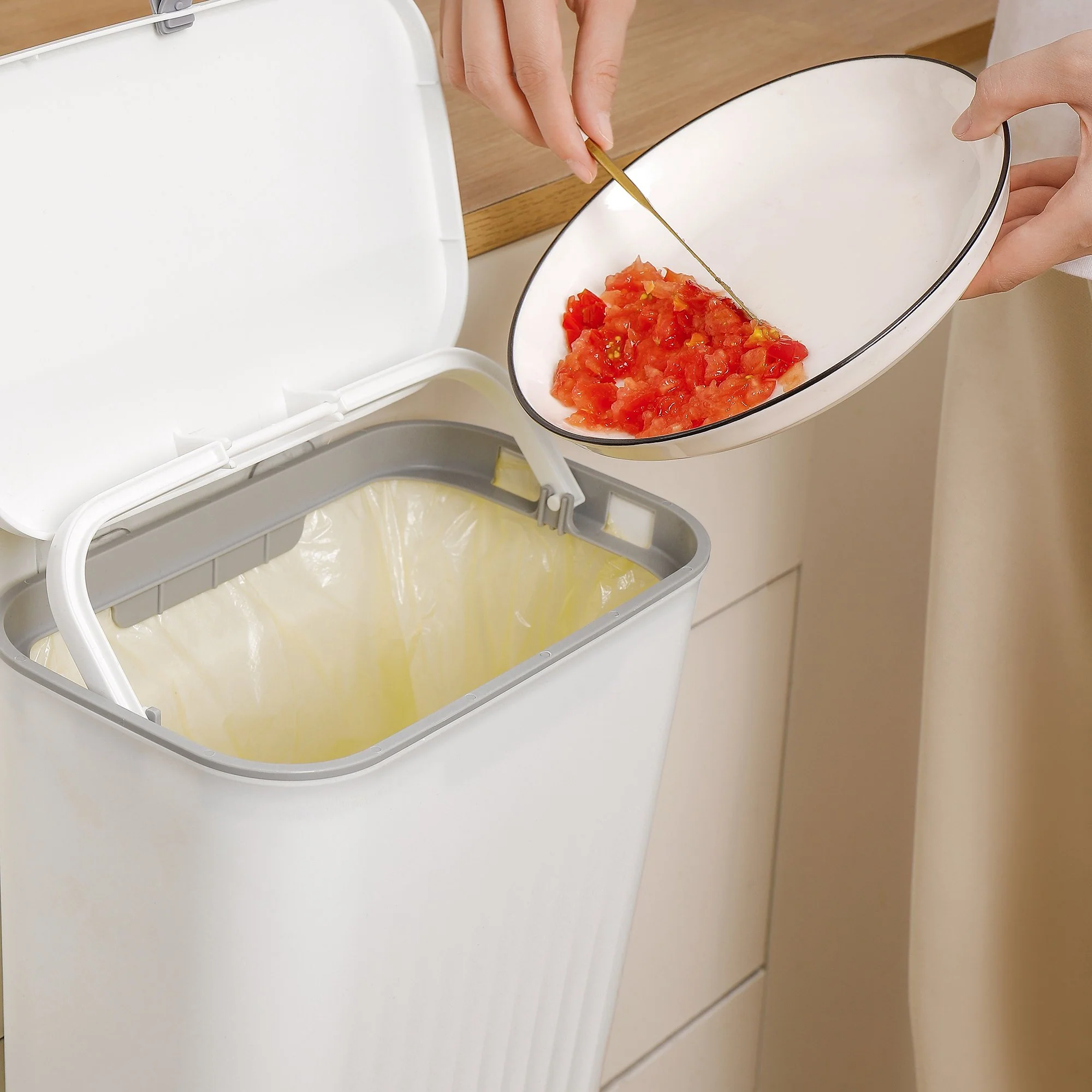 Wall-Mounted Hanging Slide Cover Bin - Image 8
