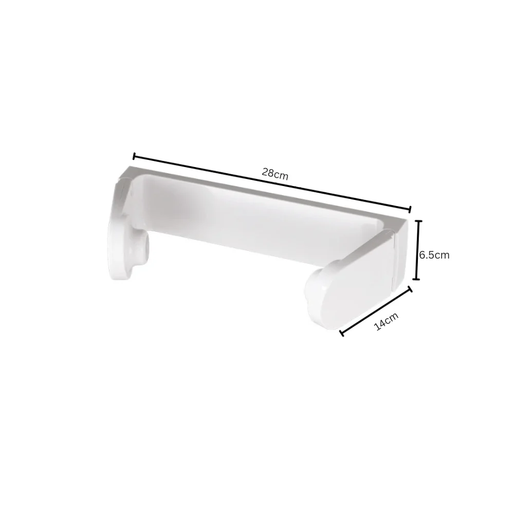 Wall-Mounted Kitchen Adhesive Paper Storage Rack - Image 6