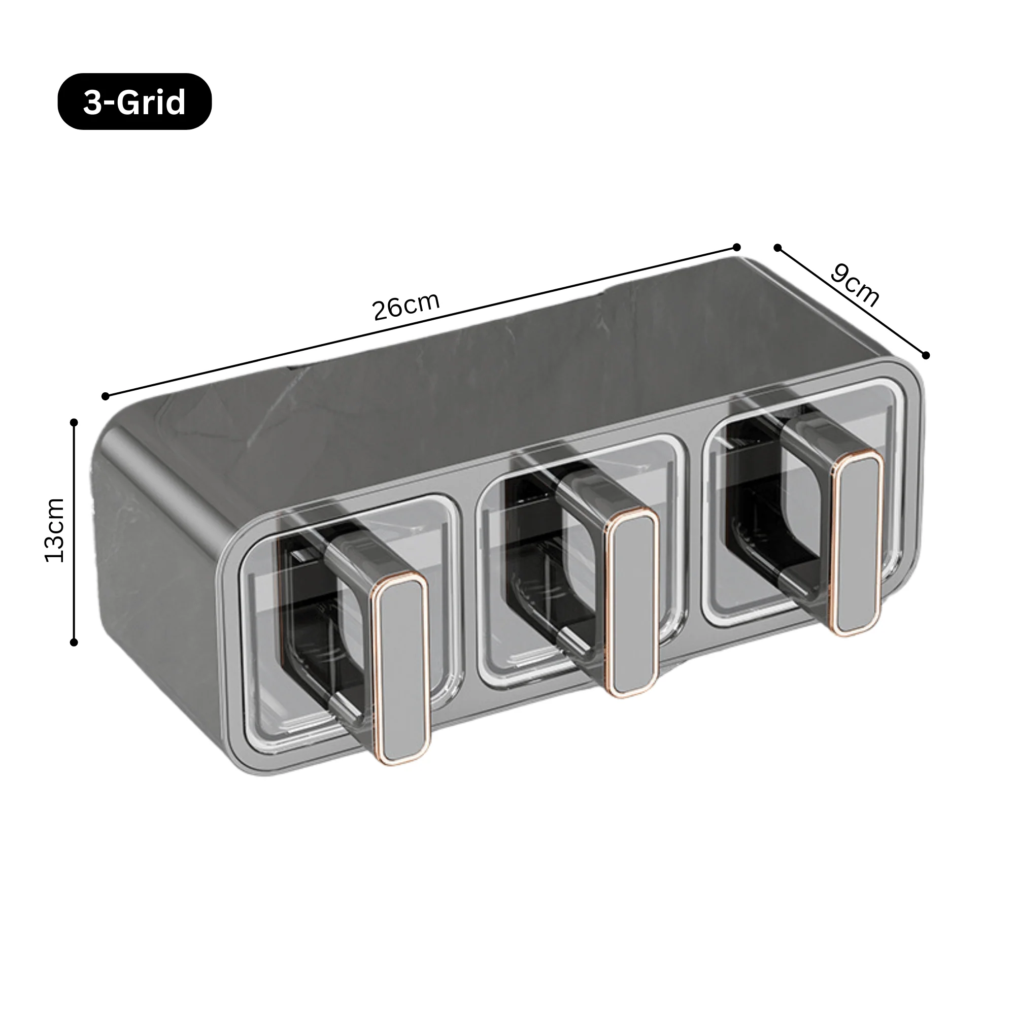 Wall-Mounted Punch-Free Seasoning Box Set - Image 5
