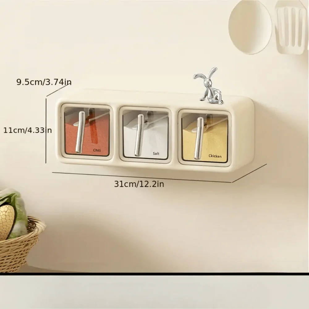 Wall-Mounted Seasoning Box Set - Image 11