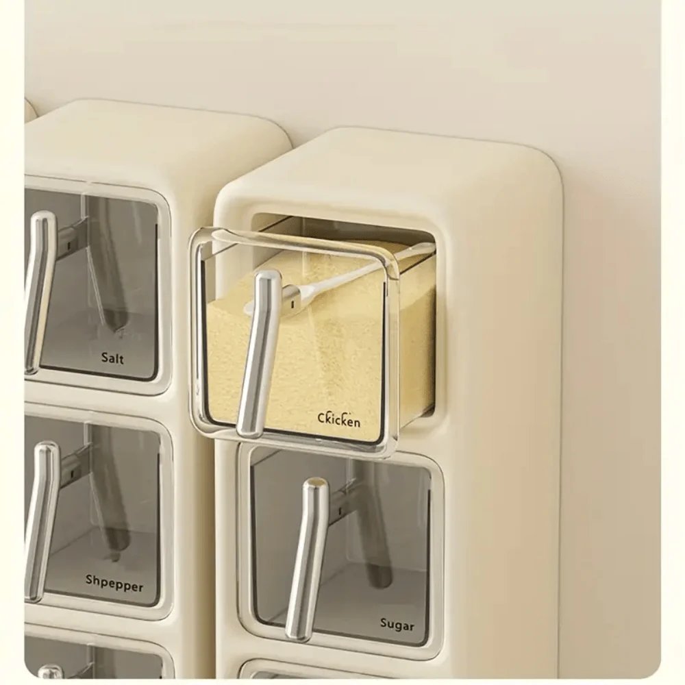 Wall-Mounted Seasoning Box Set - Image 5