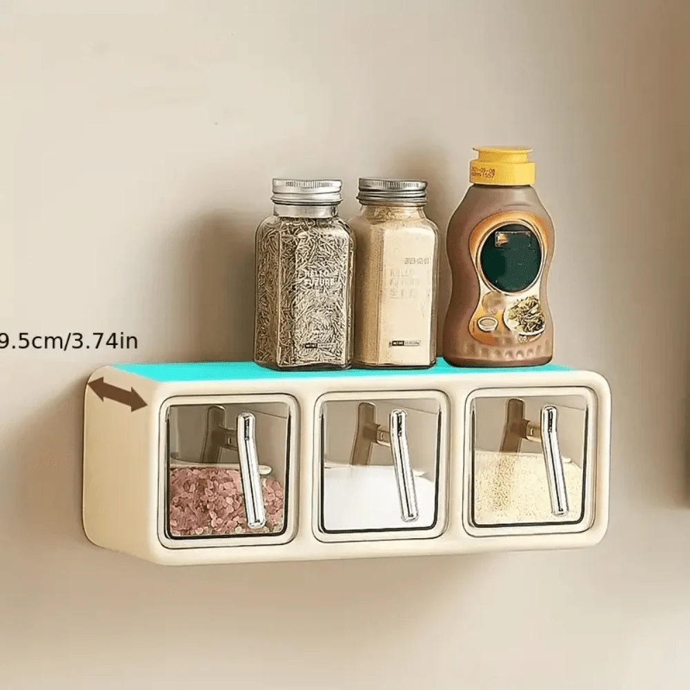 Wall-Mounted Seasoning Box Set - Image 8