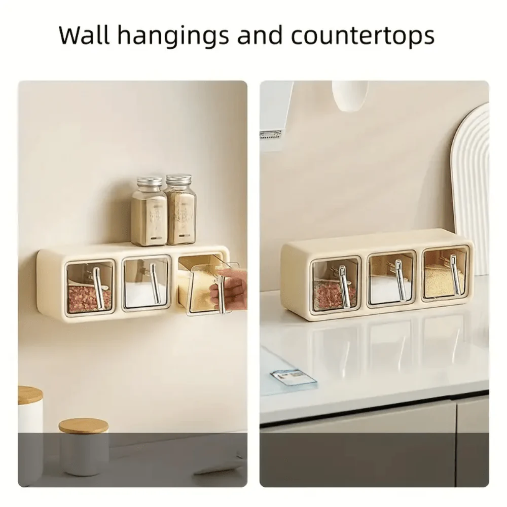 Wall-Mounted Seasoning Box Set - Image 9
