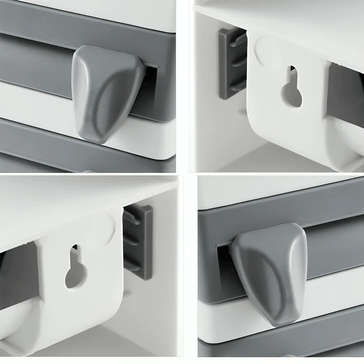 Wall-Mounted Wrap Cutter And Paper Towel Rack - Image 4
