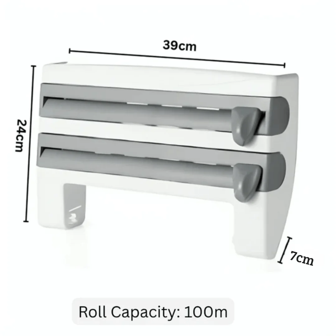 Wall-Mounted Wrap Cutter And Paper Towel Rack - Image 6