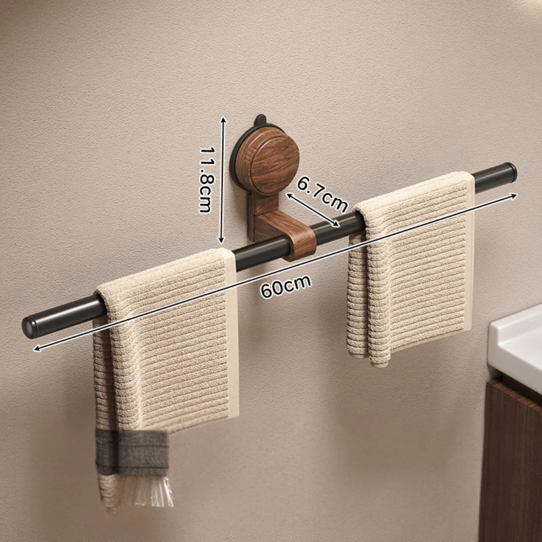 Multi-Purpose Plastic Vacuum Suction Storage Hang Bar (60cm) - Image 7